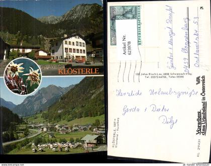 623978,Mehrbild Ak Klösterle Klostertal Edelweiß