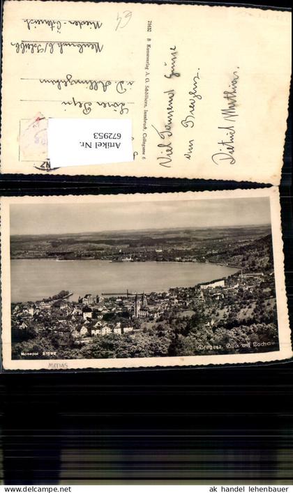 672953,Foto Ak Bregenz Blick auf Lochau