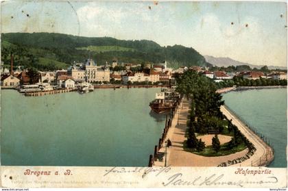 Bregenz/Vorarlberg, div.Orte und Umgebung - Bregenz, Hafenpartie