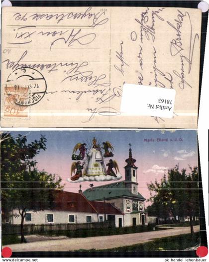 78163,Maria Ellend a.d. Donau 1918 gel Fischamend
