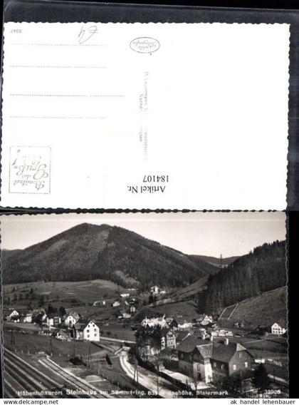 184107,Steinhaus Totale am Semmering