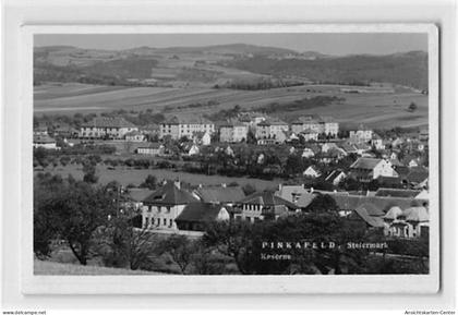 39114538 - Pinkafeld, Burgenland. Teilansicht mit Kaserne gelaufen. Gute Erhaltung.