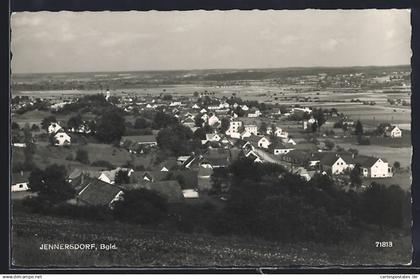 AK Jennersdorf /Bgld., Ortsansicht mit Umgebung
