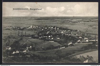 AK Jennersdorf /Burgenland, Totalansicht aus der Vogelschau