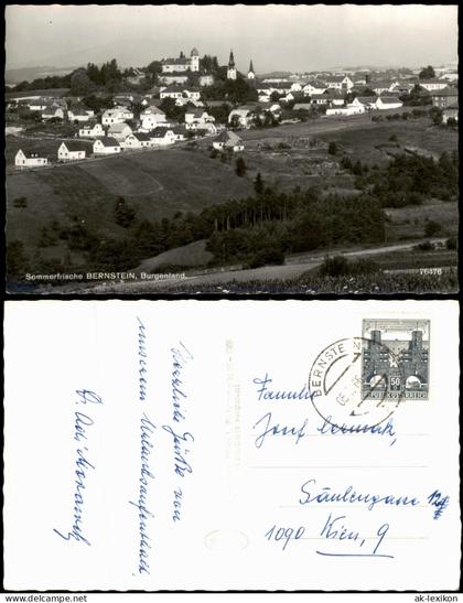 Ansichtskarte Bernstein (Burgenland) Sommerfrische BERNSTEIN Burgenland 1966