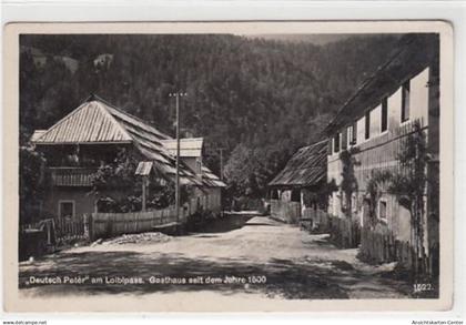 39088377 - Deutscher Peter  am Loiblpass bei Ferlach in Kaernten. Gasthaus seit dem Jahre 1500 ungelaufen  leichte Absc