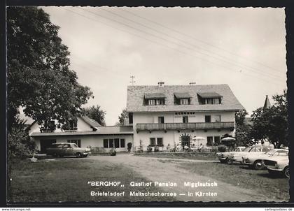 AK Feldkirchen in Kärnten, Briefelsdorf /Maltschachersee, Gasthof-Pension Berghof Migglautsch