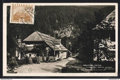AK Ferlach, Gasthaus Deutsch Peter