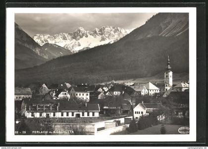 AK Ferlach, Panoramaansicht mit Koschutta