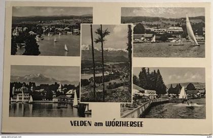 Autriche - Carinthie - Worthersee - Velden am Worthersee - Carte postale pour Udine (Italie) - 1953
