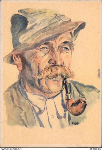 Feldkirchen in Kärnten Dr. Gabriel Engler: Kärntner Köpfe Bergbauer 1942