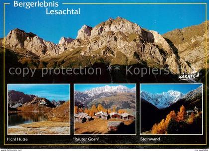 Lesachtal Kaernten AT Pichl Huette Rauter Gosn Steinwand
