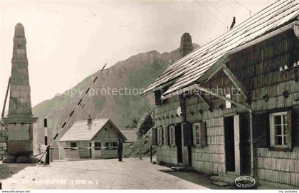 Loiblpass Karawanken Ferlach Kaernten AT Loiblpasshoehe Staatsgrenze