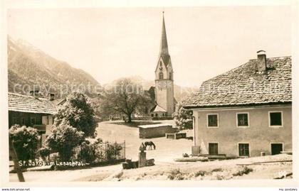 St Jakob Lesachtal Dorfmotiv mit Kirche
