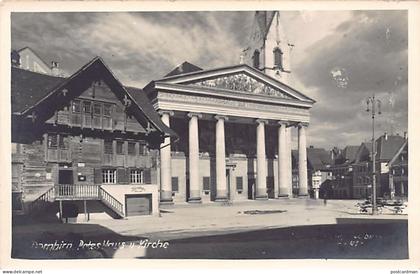 Deutschland - DORNBIRN (Vor.) Rotes Haus u. Kirche - FOTOKARTE
