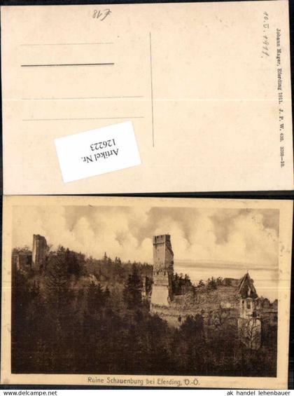 126223,Ruine Schauenburg bei Eferding 1911