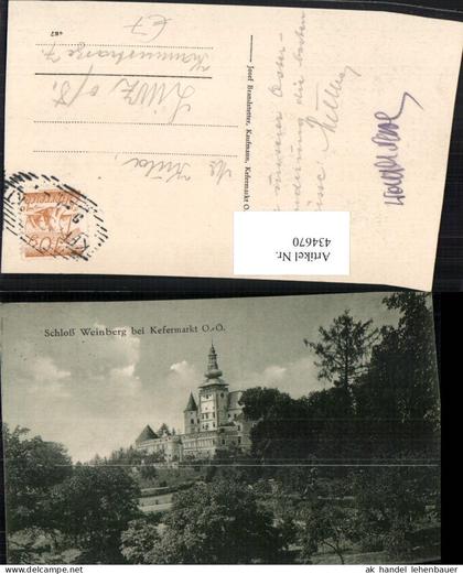 434670,Schloss Weinberg b. Kefermarkt