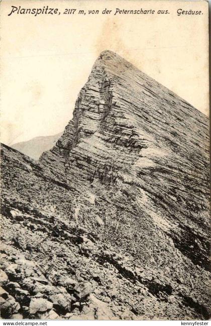 Gesäuse/Steiermark - Gesäuse, Planspitze von der Peternscharte aus