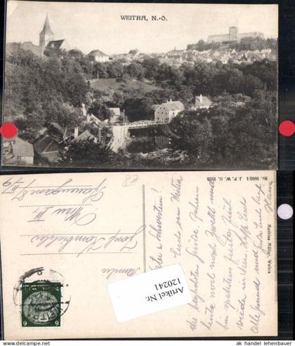 120241,Weitra Tolle Ortsansicht 1925
