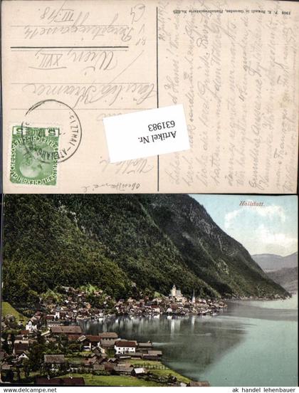631983,Hallstatt pub Brandt 625 Bahnpost Selzthal Attnang Puchheim