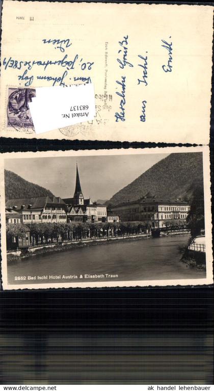 683137 Bad Ischl Hotel Austria und Elisabeth Traun