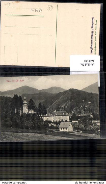 673530,Foto Ak Rein mit Stift Rein Gratwein-Straßengel