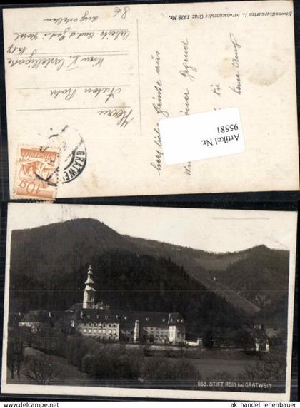 95581,Stift Rein b. Gratwein 1928