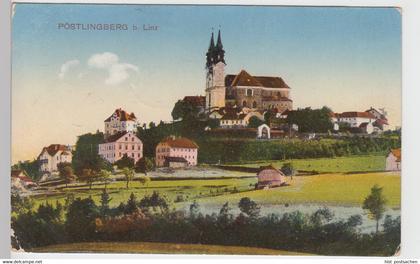 (109922) AK Pöstlingberg, Linz, Wallfahrtsbasilika, Feldpost 1915