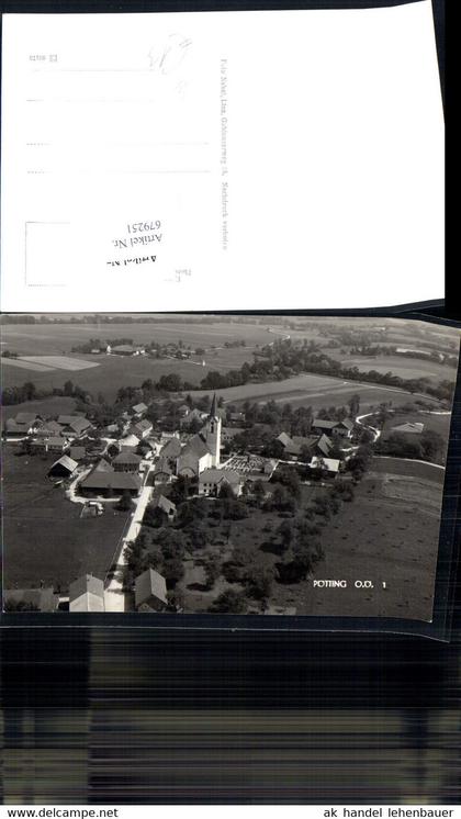 679251 tolle Fliegeraufnahme Luftbild Pötting b. Grieskirchen