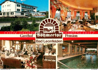 73642334 Bad Leonfelden Gasthof Boehmertor Pension Gastraeume Hallenbad Bad Leon