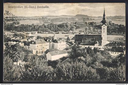 AK Grieskirchen /O.-Oest., Nordseite, Ortsansicht