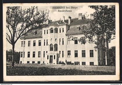 AK Sierning bei Steyr, Blick zum Kinderheim