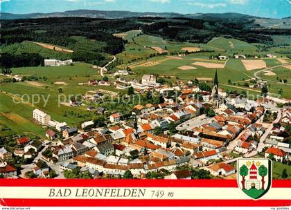 Bad Leonfelden mit Moor- und Kneippkuranstalt am Waldrand Fliegeraufnahme