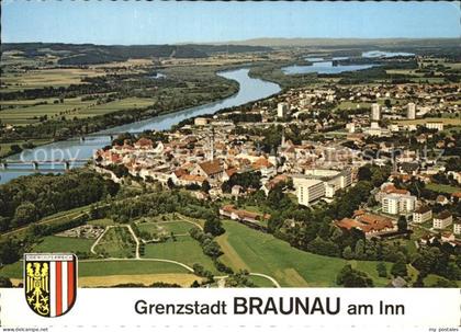 Braunau Inn Fliegeraufnahme