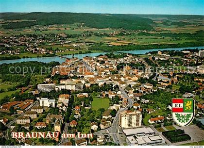 Braunau Inn Fliegeraufnahme