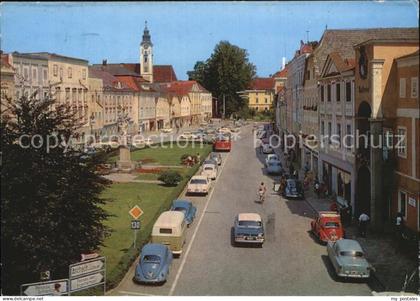 Eferding Hauptplatz Schloss Starkemberg Stadtpfarrkirche
