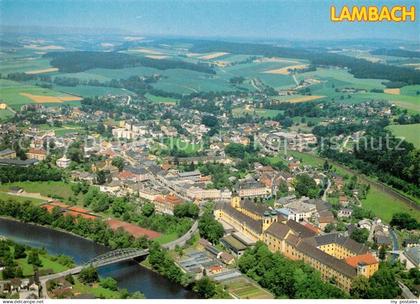 Lambach Oberoesterreich Erholungsort an der Traun mit Benediktinerstift Fliegera