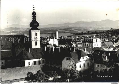 Sierning Ortsansicht mit Kirche