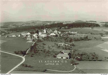 St Agatha Grieskirchen Oberoesterreich AT Fliegeraufnahme