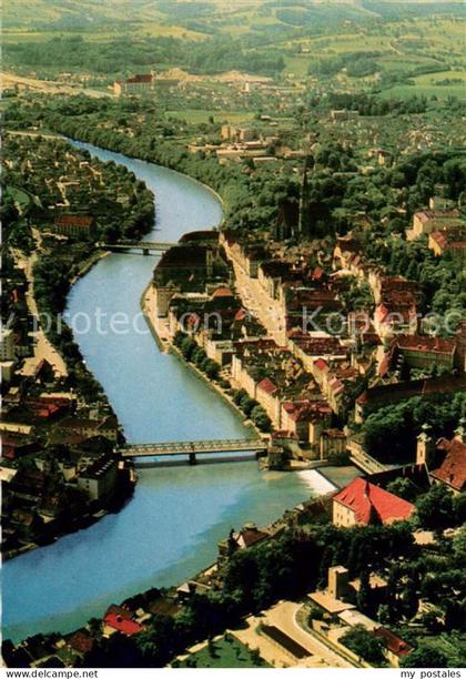 Steyr Enns Oberoesterreich Fliegeraufnahme