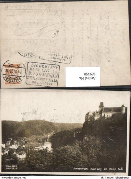 269350,Rosenburg-Mold Totale Schloss Rosenburg