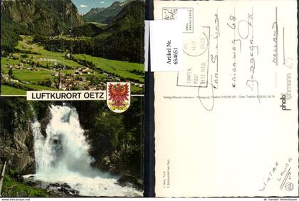 654651,Mehrbild Ak Oetz Stuibenfall b. Oetz Wasserfall