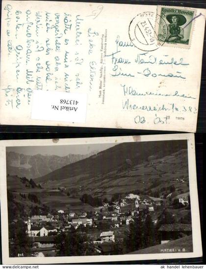 413768,Matrei am Brenner Totale Bergkulisse