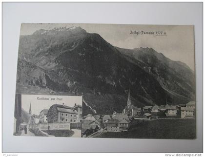 AK / Bildpostkarte / Mehrbild 1910 Ischgl - Paznaun 1377m / Gasthaus zur Post No 17669 Orig. Aufn. Lehrburger, Nürnberg