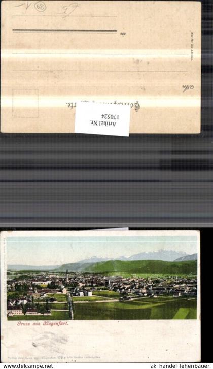 170524,Klagenfurt Gruß aus Klagenfurt Totale