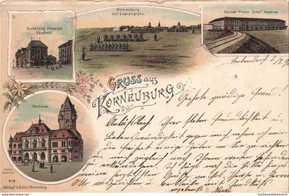 DEUTSCHLAND - Korneuburg - Albrecht Kaserne - Rathaus - PGM - ob 1918 - CPA