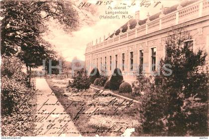 Pensionat Langenlois - pansionat - Haindorf - N.-Oe. - Architecture - No. 8 - old postcard - 1915 - Austria - used