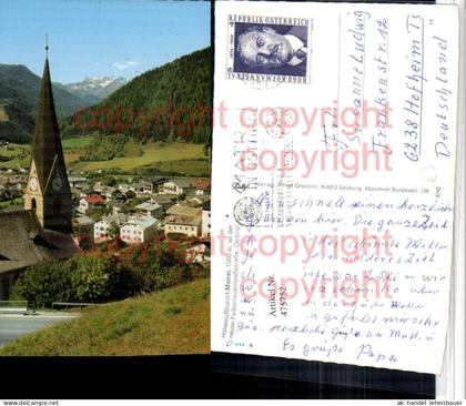 475752,Matrei in Osttirol Teilansicht Kirche Bergkulisse