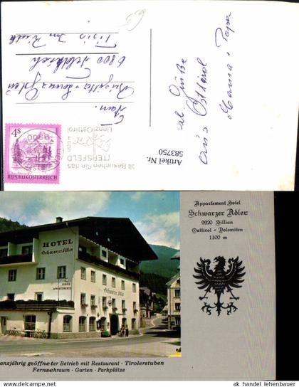 583750,Sillian Schwarzer Adler Hotel