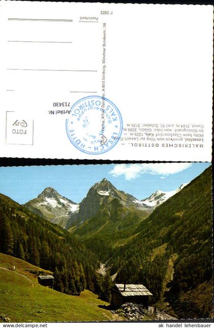 713430 Lienz Tirol Lesachtal Kals Lesach Riegl